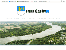 Tablet Screenshot of gminajozefow.pl